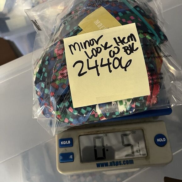 Maeve Anthropologie Topoxte Ikat Tunic Peplum 3/4 Sleeve Boho Vibrant Top 6 FLAW - Picture 11 of 12